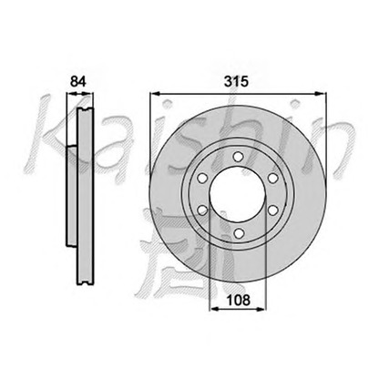 Photo Disque de frein KAISHIN CBR248