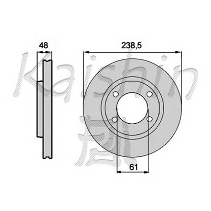 Photo Brake Disc KAISHIN CBR260