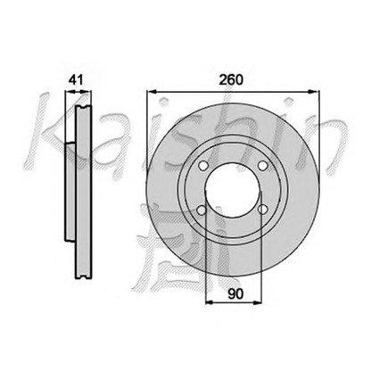 Photo Brake Disc KAISHIN CBR275