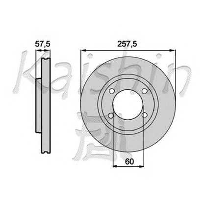 Photo Brake Disc KAISHIN CBR306