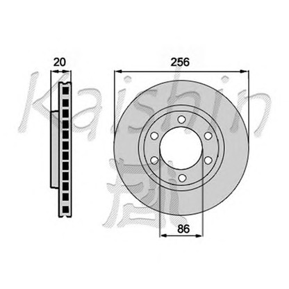 Photo Disque de frein KAISHIN CBR322