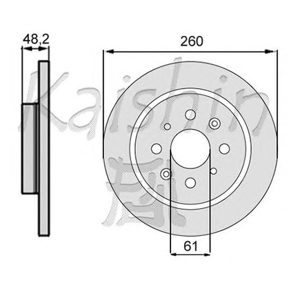 Photo Brake Disc KAISHIN CBR393