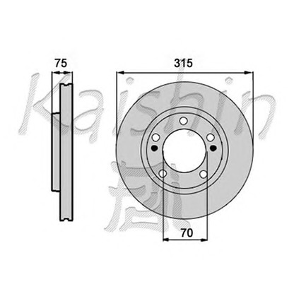 Photo Brake Disc KAISHIN CBR397