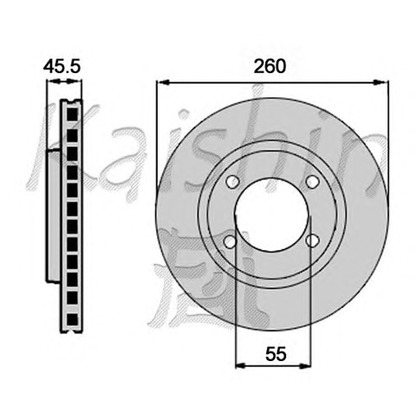 Photo Brake Disc KAISHIN CBR398