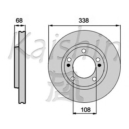 Photo Disque de frein KAISHIN CBR436