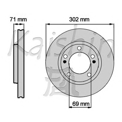 Photo Disque de frein KAISHIN CBR448