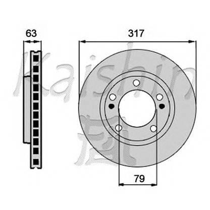 Photo Brake Disc KAISHIN CBR459