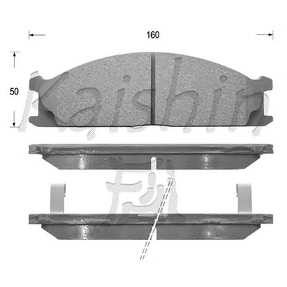 Foto Kit pastiglie freno, Freno a disco KAISHIN FK1063