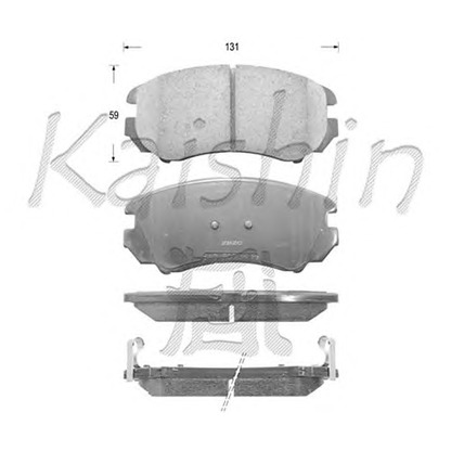 Foto Juego de pastillas de freno KAISHIN FK11148