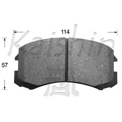 Photo Brake Pad Set, disc brake KAISHIN D6109