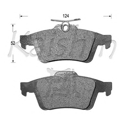 Photo Brake Pad Set, disc brake KAISHIN FK3132