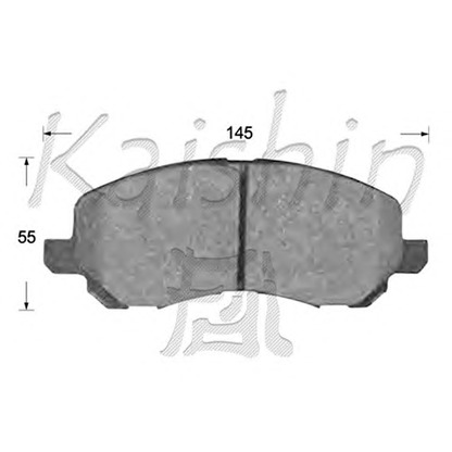 Foto Bremsbelagsatz, Scheibenbremse KAISHIN FK6108
