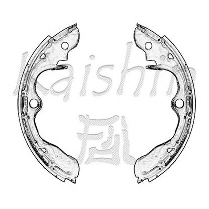 Photo Brake Shoe Set KAISHIN K3326