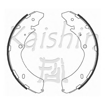 Photo Brake Shoe Set KAISHIN K4467