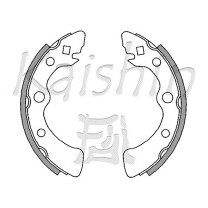 Photo Brake Shoe Set KAISHIN K5504