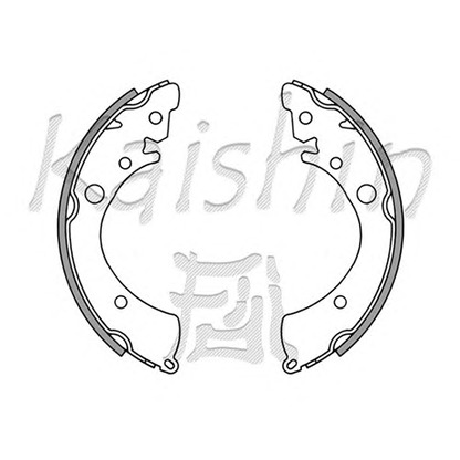 Photo Brake Shoe Set KAISHIN K5516