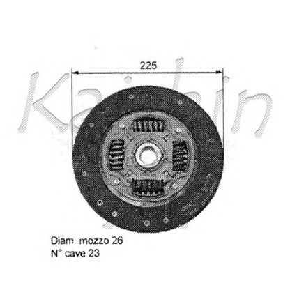 Photo Disque d'embrayage KAISHIN MR980890