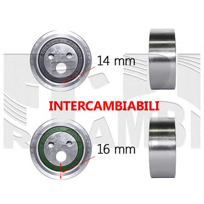 Foto Rullo tenditore, Cinghia dentata KM International FI5600