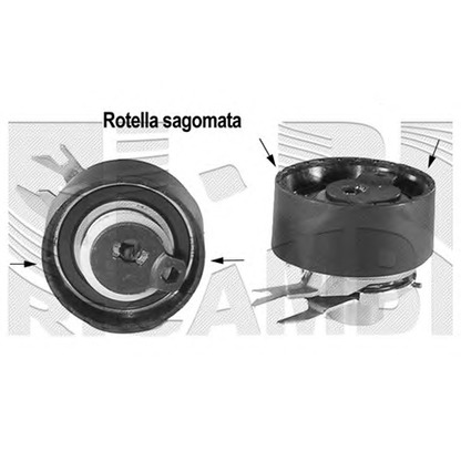 Foto Rullo tenditore, Cinghia dentata KM International FI7820