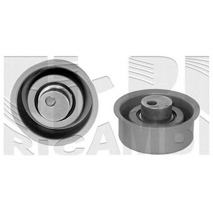 Photo Tensioner Pulley, timing belt KM International FI9820