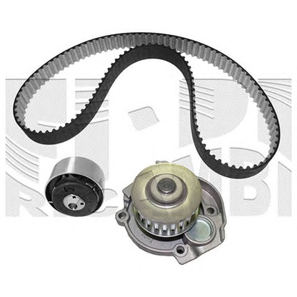 Photo Timing Belt Kit KM International WKFI347