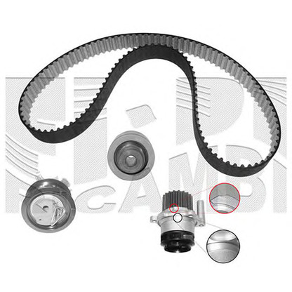 Photo Timing Belt Kit CALIBER 0190KWW