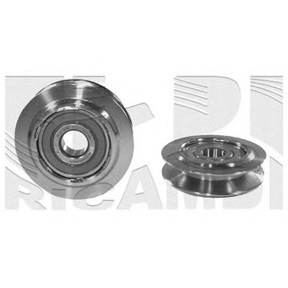 Photo Tensioner Pulley, v-ribbed belt AUTOTEAM A04396