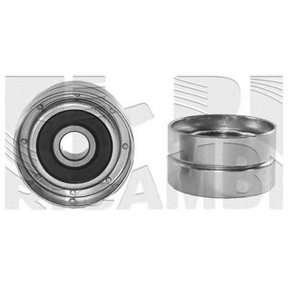Photo Deflection/Guide Pulley, timing belt AUTOTEAM A01680