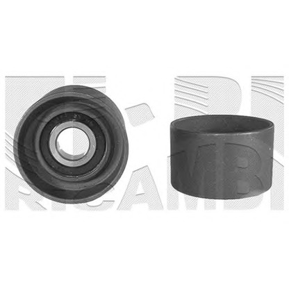 Photo Tensioner Pulley, v-ribbed belt AUTOTEAM A02548
