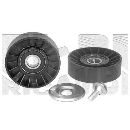 Photo Deflection/Guide Pulley, v-ribbed belt AUTOTEAM A03424