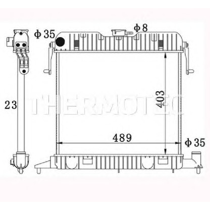 Zdjęcie Chłodnica, układ chłodzenia silnika THERMOTEC D7X036TT