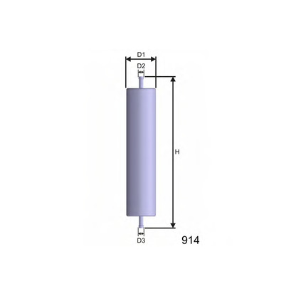 Foto Filtro combustible MISFAT E508