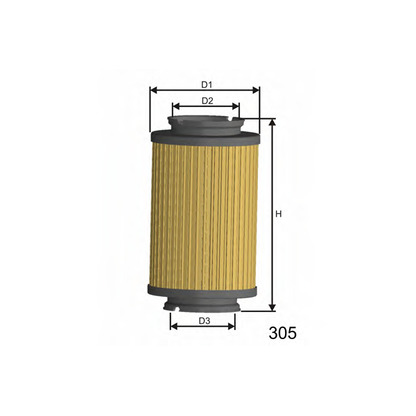 Фото Топливный фильтр MISFAT F107