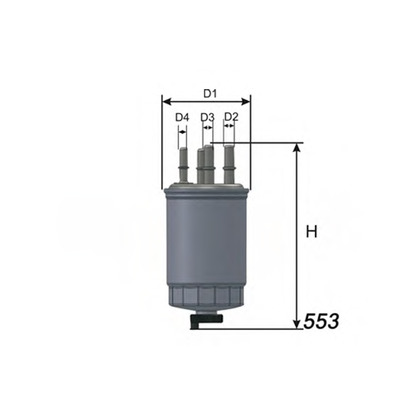 Photo Filtre à carburant MISFAT M532