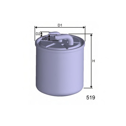 Photo Fuel filter MISFAT M601