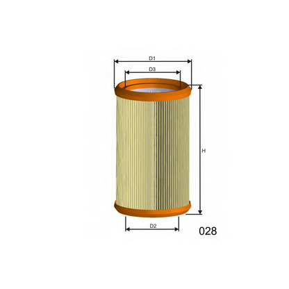 Photo Air Filter MISFAT R403