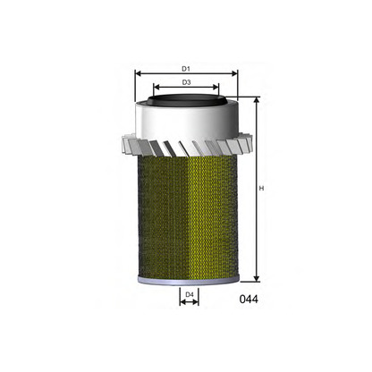 Photo Air Filter MISFAT R137