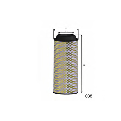 Photo Air Filter MISFAT R449