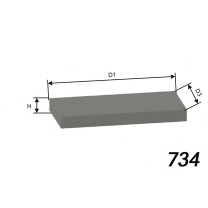 Photo Filter, interior air MISFAT HB236