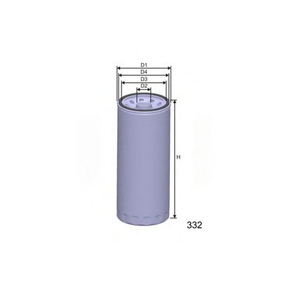 Foto Filtro combustible MISFAT M342