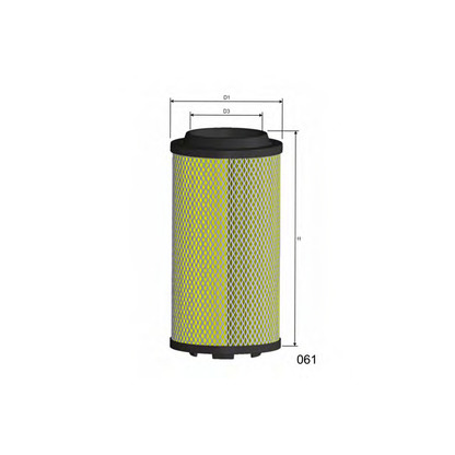 Photo Air Filter MISFAT R1018