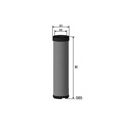 Photo Filtre à air secondaire MISFAT R586