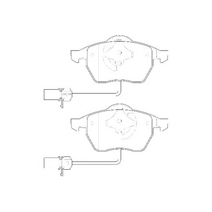 Photo Brake Pad Set, disc brake WAGNER WBP20676B