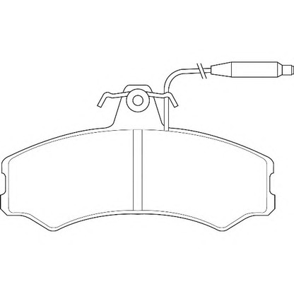 Photo Brake Pad Set, disc brake WAGNER WBP20741A