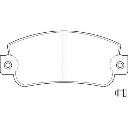 Photo Brake Pad Set, disc brake WAGNER WBP20950A