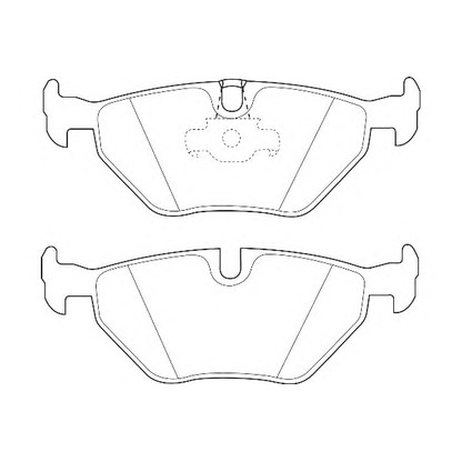 Photo Brake Pad Set, disc brake WAGNER WBP21691A