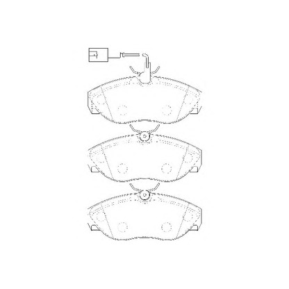 Photo Brake Pad Set, disc brake WAGNER WBP21797B