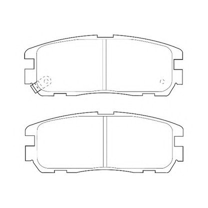 Photo Brake Pad Set, disc brake WAGNER WBP21875A