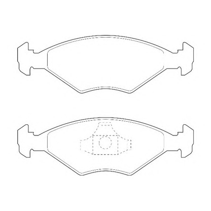 Photo Brake Pad Set, disc brake WAGNER WBP21962A