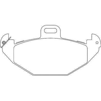 Photo Brake Pad Set, disc brake WAGNER WBP21965A